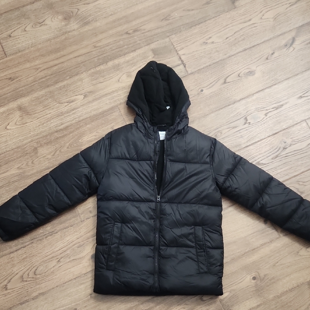 Kids Black Puffer Jacket